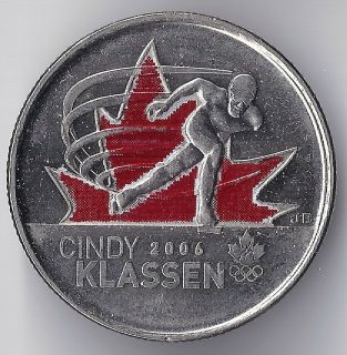 2010 Vancouver Red Olympic Quarter Cindy Klassen   Absolutely 