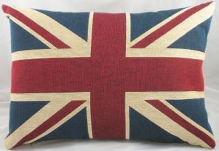 Union Jack Woven Tapestry Flag Cushion 18x13   Evans Lichfield