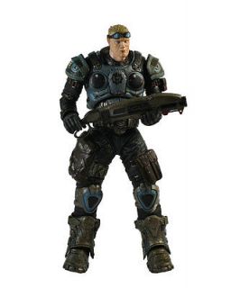 ANYA STROUD figure with a PINK LANCER GEARS OF WAR 3 SERIES 1 by 