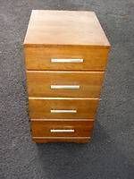 vintage mengel raymond loewy oak dresser chest drawers time left