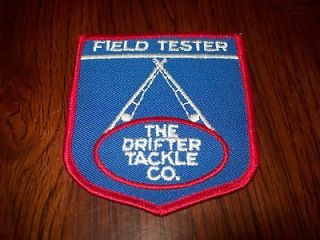 THE DRIFTER TACKLE CO. FIELD TESTER FISHING LURE PATCH (PUT ON) VEST 