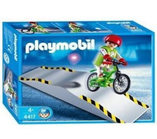 playmobil 4417 bmx rider with ramp playset brand new time