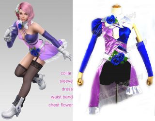 tekken alisa cosplay costume purple party dress from china time