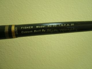 Excellent   Custom Fisher KC30 IGFA 30 Aftco Butt & Roller   2PC 
