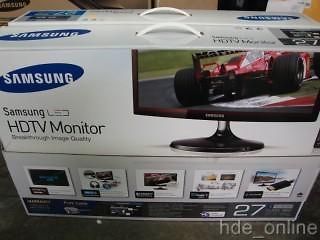NEW 2012 SAMSUNG 27 T27B350 ND LED 1080P HDMI SLIM HDTV MONITOR 