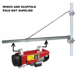 Scaffold Winch Lifting Hoist Swing Arm Scaffolding Support 250kg 