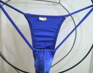 man s bikini 3 back extreme micro pouch royal blue  25 00 