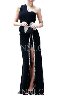   Sexy Low Cut Ruched Fitted Mermaid Prom Evening Ballgown Long Dress