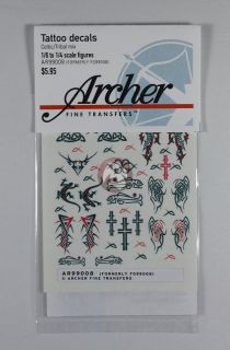 archer celtic tribal tattoo decals 1 6 to 1 4