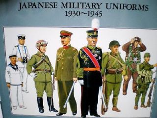  Japanese Military Navy Uniforms Book English World war 