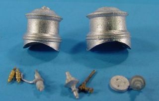 On3/On30 WISEMAN SMALL LOCO OR SHAY FLUTED DOME SET WITH DETAILS # 