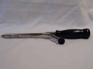   victorian patent 1923 CURLING IRON rod hair styling tool wood handle