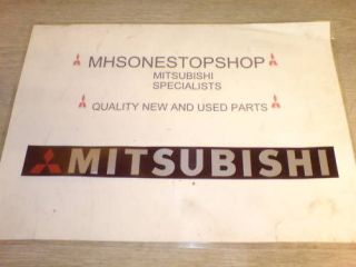 look nice mitsubishi l200 rear tail gate sticker time left