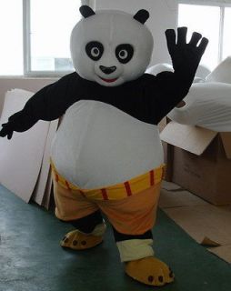 NEW Kung fu .Panda Mascot Costume Cartoon Fancy Adult Dress 