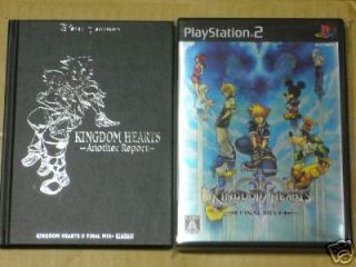 Kingdom Hearts II 2 Final Mix + Limited Book Another Report PS2 Japan