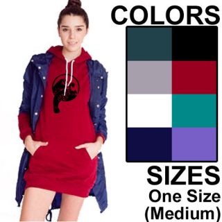 manatee american apparel pullover hoody dress 5398
