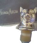   SILVER SPOTTED LEOPARD  BOTTLE CORK STOPPER FATHERS NWOB