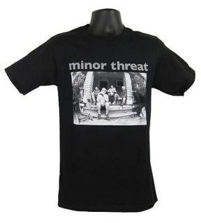 MINOR THREAT FUGAZI Salad Days DC Straight EDGE sXe Punk T Shirt Black