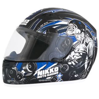 nikko helmet n922 raw nerve black blue size s returns