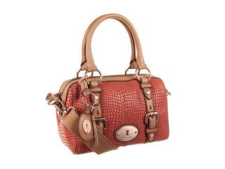 NWT Fossil Maddox Small Satchel Rose Leather Handbag Bag ZB4874652