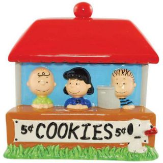 Peanut Gang Cookie Stand Cookie Jar by Westland Giftware