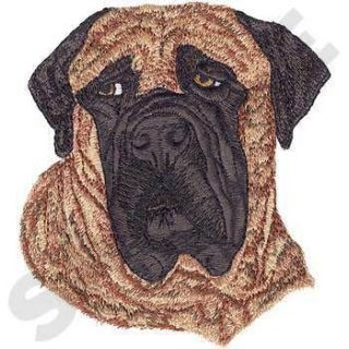 MASTIFF (ENGLISH) BRINDLE, EMBROIDERED PATCH, APPROX SIZE 5 1/2X6