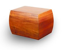wood cremation urn maple hardwood  40 00