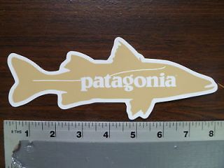 patagonia fish snook stickers decals  5 25