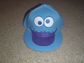 COOKIE MONSTER BASEBALL HAT CAP NEW WITH TAGS ADULT ONE SIZE FITS 