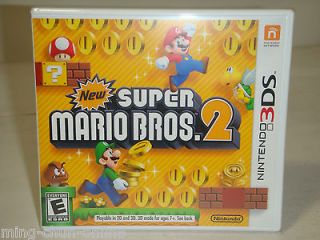   SEALED NEW SUPER MARIO BROS. 2 NINTENDO 3DS Game+Booklet+Case NEW