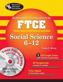 Florida FTCE 6 12 Social Science by Thomas Murray 2008, Paperback 