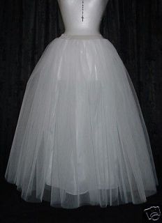 skirt tutu white long prom goth vamp maxi Plus SIZE 16 22 womens 