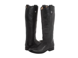 Womens Frye Boots Melissa Button Black Riding Style 77167 BLK
