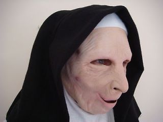 Nun Mask The Town Movie Halloween Blu Ray Costume Old Woman DVD