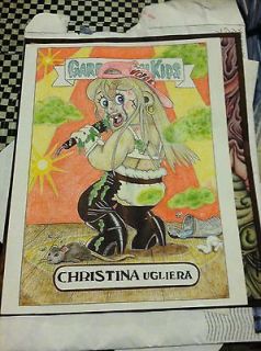 Garbage Pail Kids,GPK,Chris​tina Aguilera,Voice​, Original Prison 