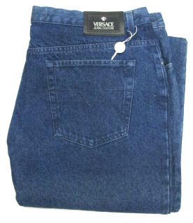 NEW VERSACE MODERN BEAUTIFUL AUTHENTIC CLASSIC MANS JEANS PANTS 100% 