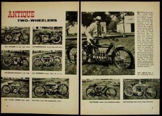 Antique Motorcycle pictorial Merkel/Pierce/Indian/Yale/Pope/Excelsior 