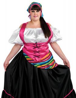 mexican senorita dress adult plus sz halloween costume