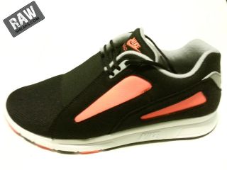 Nike Air Current Flow Black Total Orange 518161 011 Roshe Free Vintage 