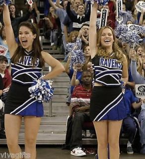 Girls/Teen One Tree Hill Ravens Replica Cheerleader Costume Ladies 