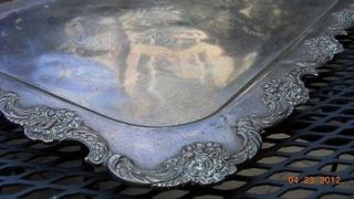 Antique Middletown Quadruple Silver Serving Tray c1800s, Stunning 19 