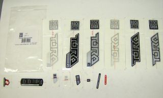   Shox 2007 Tora Decal Kit Spare Stickers for MTB Bike Suspension Fork
