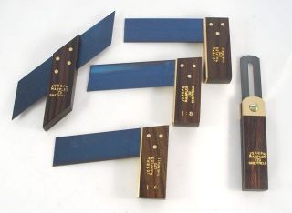 Miniature Wood Marking Tools Bevel Dovetail Mitre Try Square