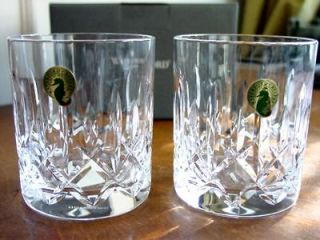 Waterford Crystal MOURNE Double Old Fashioned DOF Glasses Set / 2 