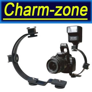   Bracket for Flash LED Video light DC DSLR SLR Camera mini DV Camcorder