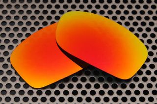   Fire Red Replacement Lenses for Oakley Fives Squared Sunglasses