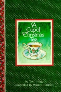 Cup of Christmas Tea With Miniature Ornament by Tom Hegg 1993 