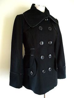 miss sixty m60 women s black coat jacket m new