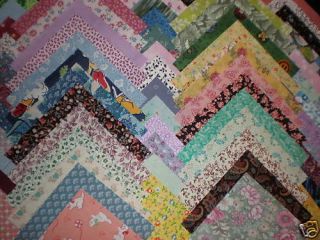 50 4 squares assorted fabric quilt kit 50 different fabrics