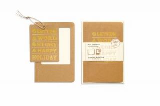 Moleskine 10 Pack Ornament Note Cards Rack a Happy Holiday Large by 